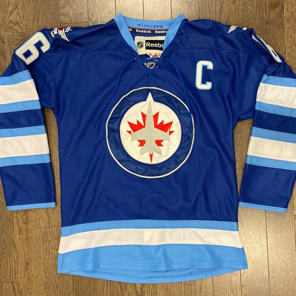 Andrew Ladd 2012-13 Winnipeg Jets Home Hockey Jersey Reebok NHL size 48